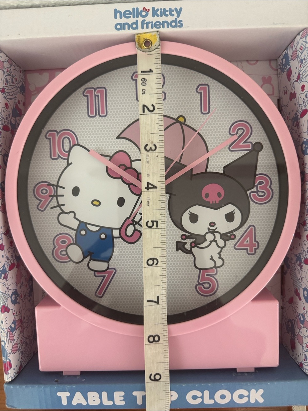 New Hello Kitty Clock Tabletop - Picture 8 of 9